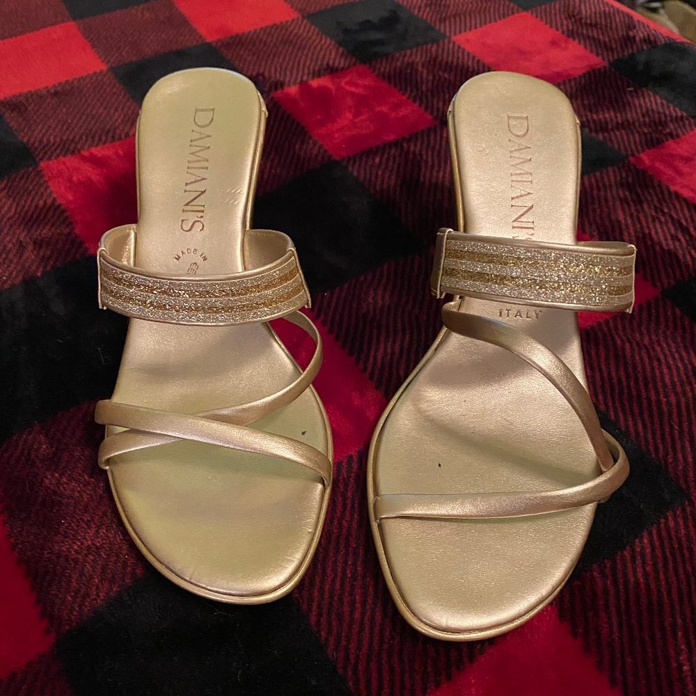 Gold Sparkle Sandal